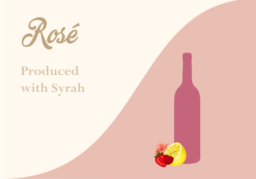 Rosé made with Syrah