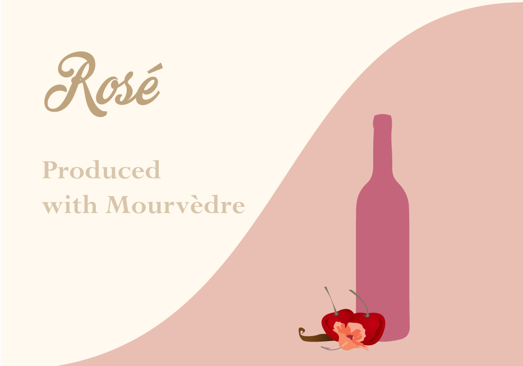 Rosé made with Mourvèdre