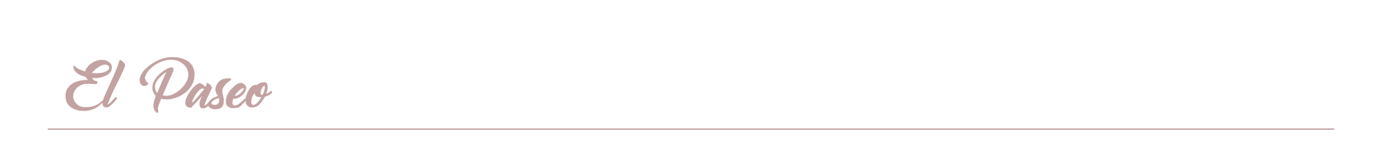 El Paseo