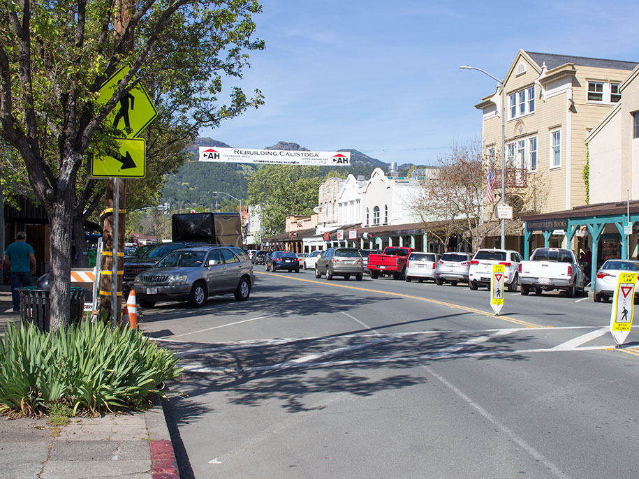 Diamond Mountain and Calistoga